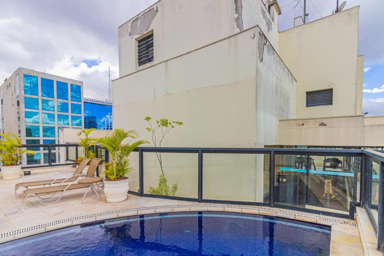Flat - Rua Bela Cintra Hotell São Paulo Exteriör bild